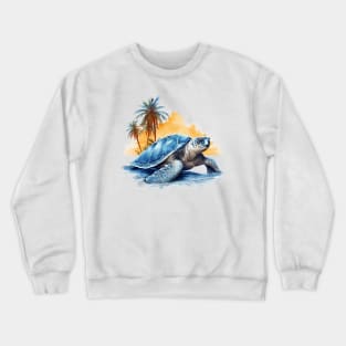 Green Sea Turtle Crewneck Sweatshirt